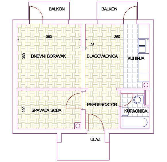 Apartman Drenovac Szluin Kültér fotó